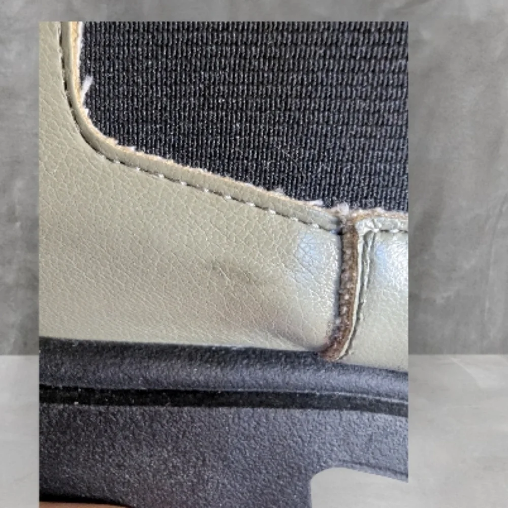 PrettyLittleThing Chunky Chelsea Boots Olive Green Lug Sole EU 40 US Women 9/9.5